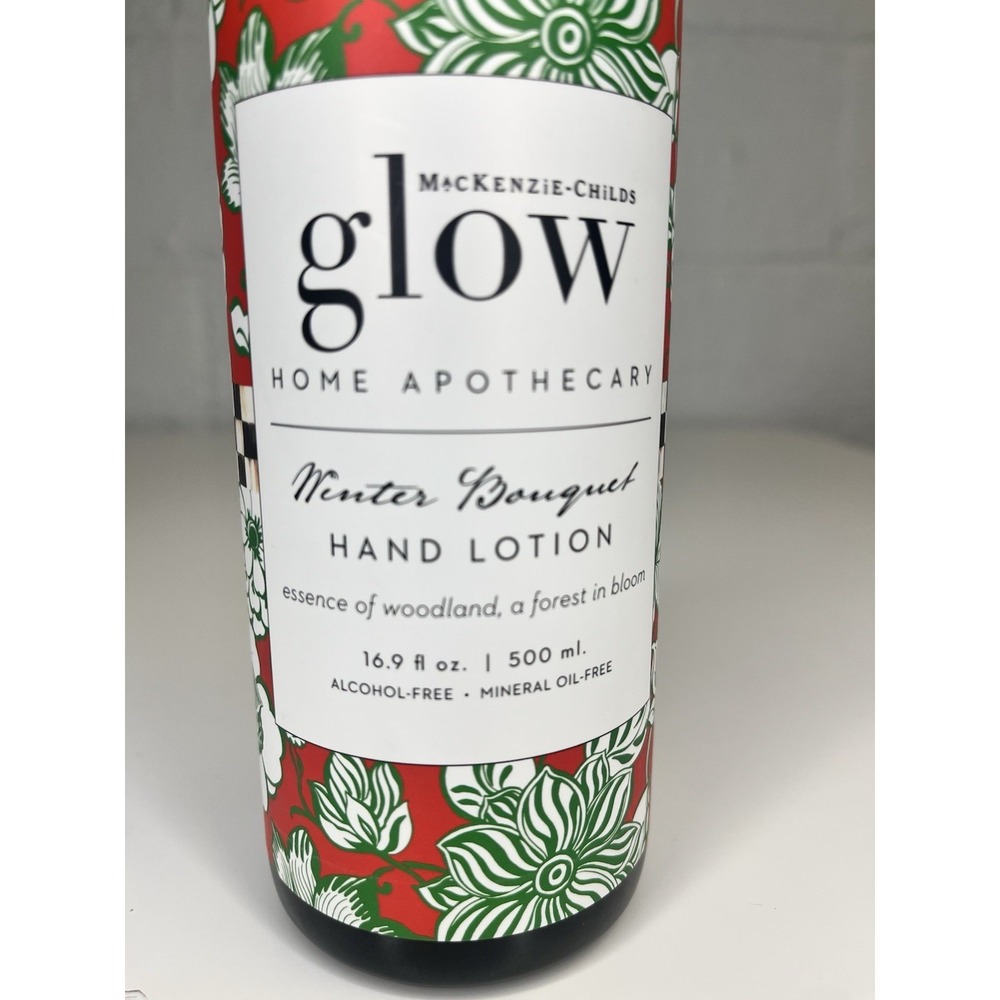 Mackenzie Childs Glow Home Apothecary Winter Bouquet Hand Lotion 16.9 fl oz - Picture 2 of 6